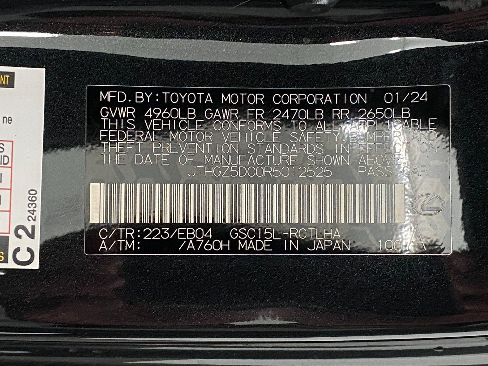 Used 2024 Lexus RC 350 F Sport AWD/4WD image 34