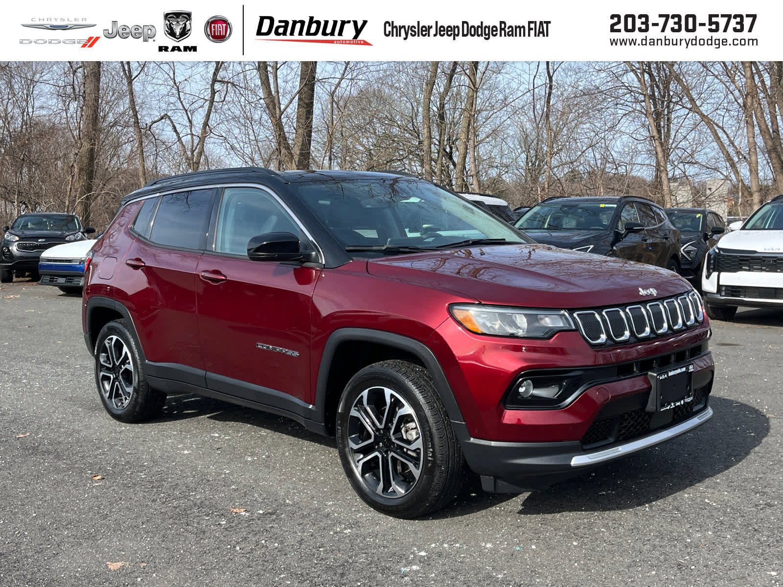 Used 2022 Jeep Compass Limited w/ Sun and Sound Group image 1