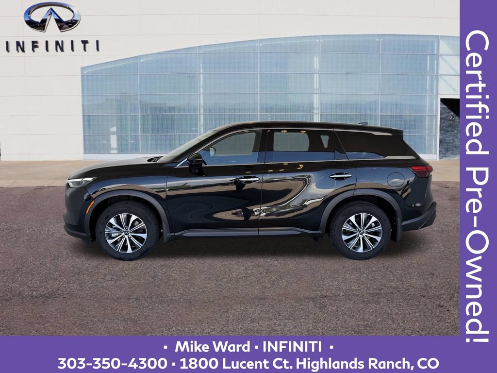 Certified 2025 INFINITI QX60 Pure w/ Cargo Package AWD/4WD image 3