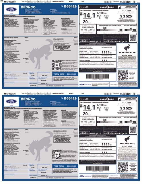 Certified 2023 Ford Bronco Wildtrak AWD/4WD image 37