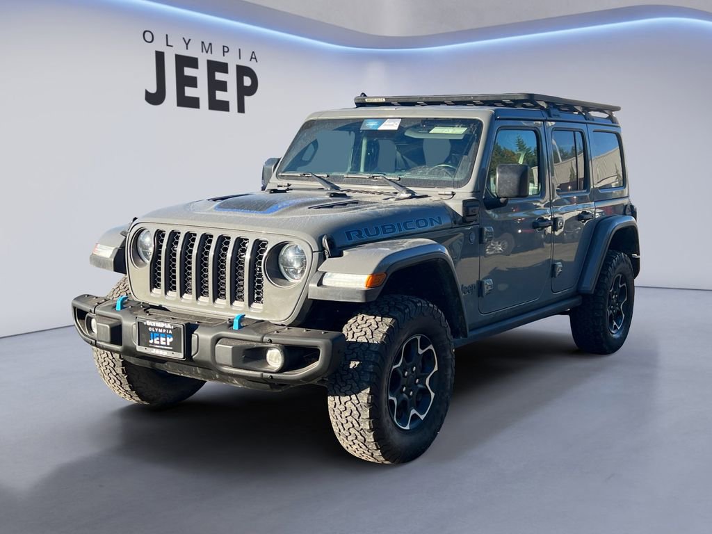 Used 2023 Jeep Wrangler Unlimited Rubicon 4xe w/ Steel Bumper Group