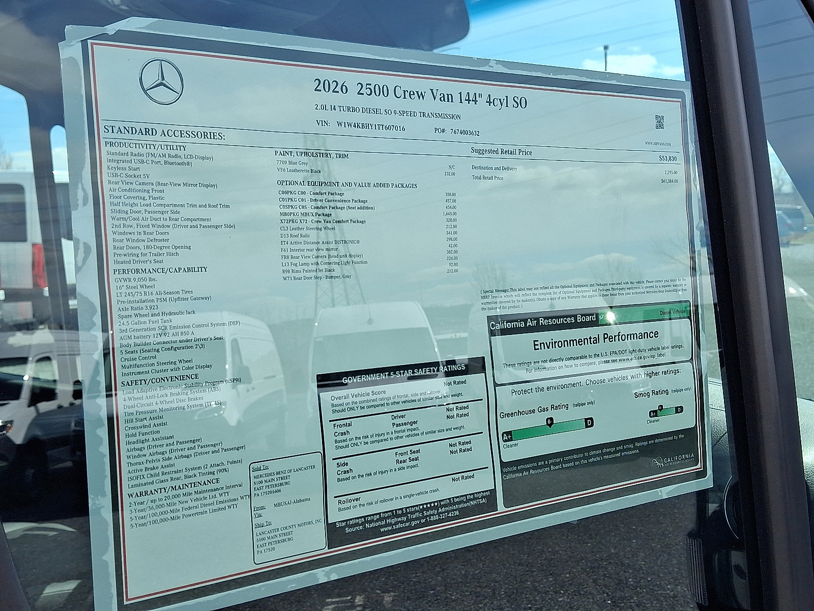 New 2026 Mercedes-Benz Sprinter 2500 image 24