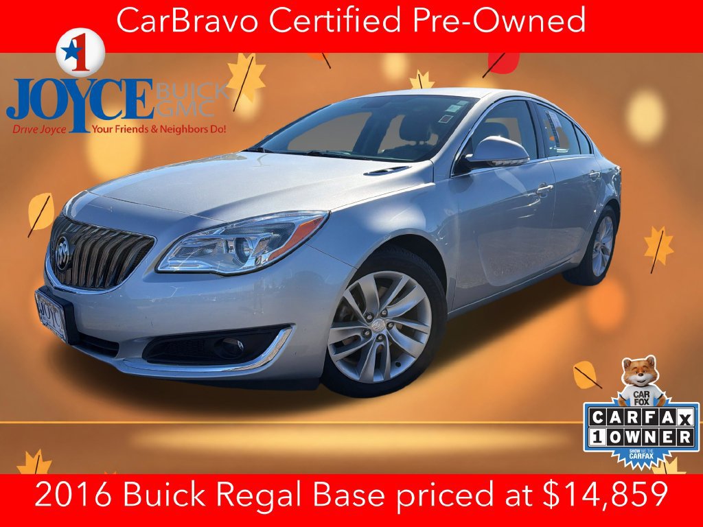 Certified 2016 Buick Regal FWD 360° Tour