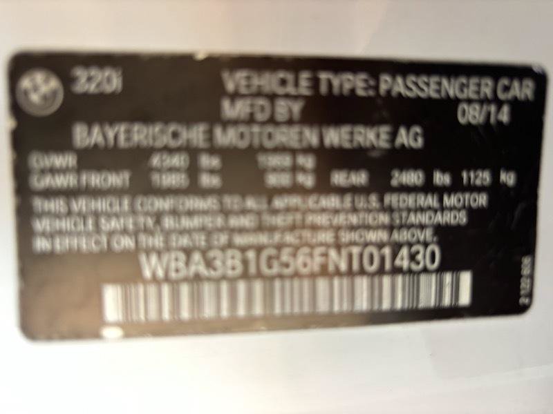 Used 2015 BMW 320i Sedan RWD image 18