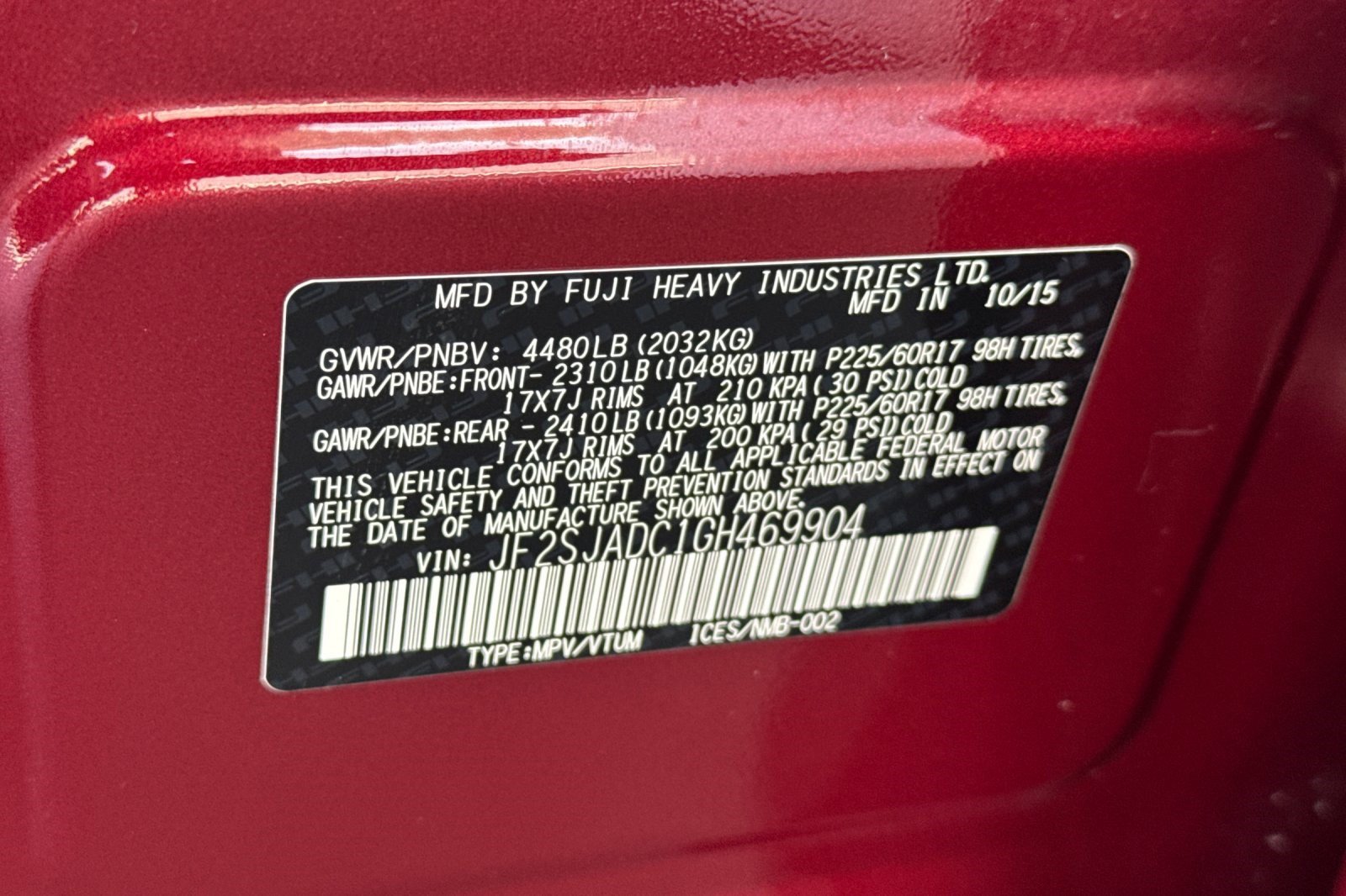 Used 2016 Subaru Forester 2.5i Premium w/ Popular Package #1 AWD/4WD image 37