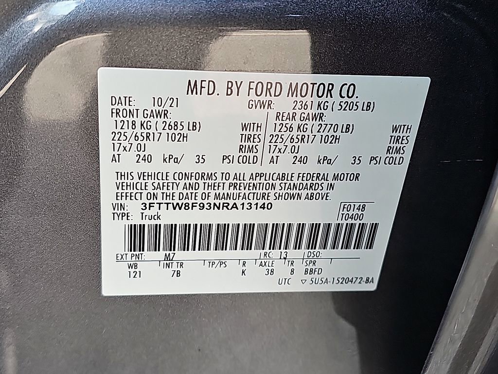 Used 2022 Ford Maverick XLT w/ Equipment Group 300A Standard AWD/4WD image 27