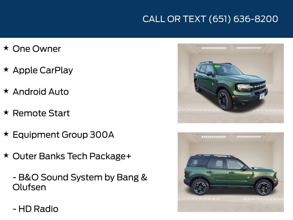 Used 2025 Ford Bronco Sport Outer Banks w/ Outer Banks Tech Package+ image 5