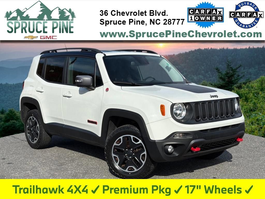 Used 2016 Jeep Renegade Trailhawk w/ Premium Trailhawk Package