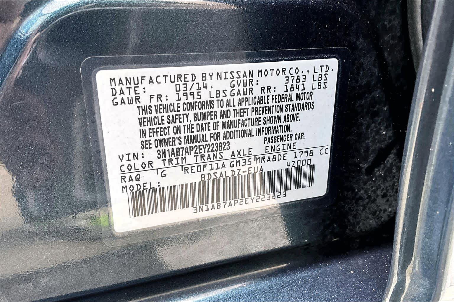 Used 2014 Nissan Sentra SV FWD image 35