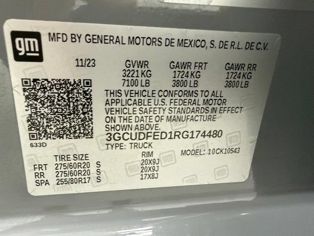 Certified 2024 Chevrolet Silverado 1500 LT Trail Boss w/ Convenience Package II AWD/4WD image 22