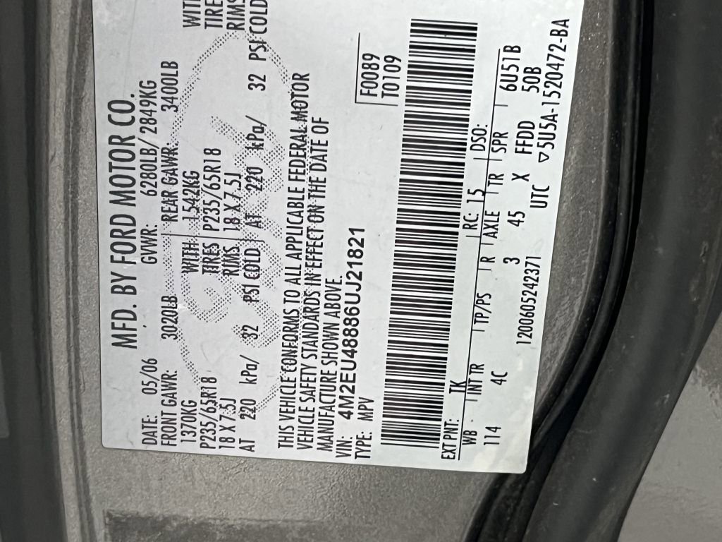 Used 2006 Mercury Mountaineer Premier image 9