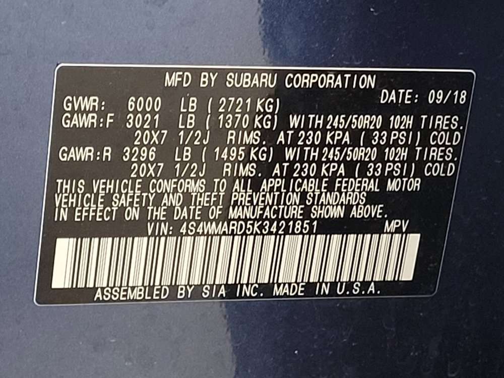 Used 2019 Subaru Ascent Touring AWD/4WD image 33