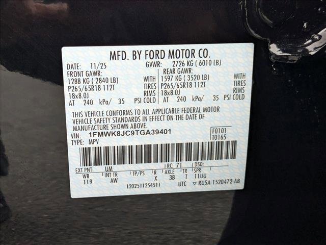 New 2026 Ford Explorer Tremor w/ Tremor Ultimate Package image 18