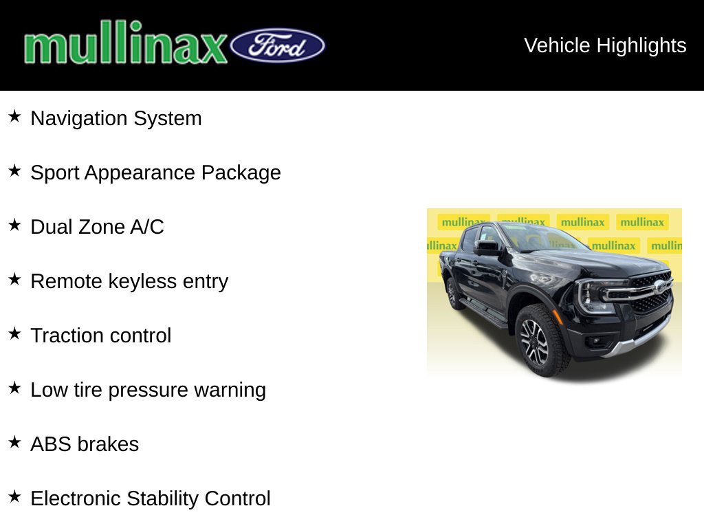 New 2026 Ford Ranger Lariat AWD/4WD image 15