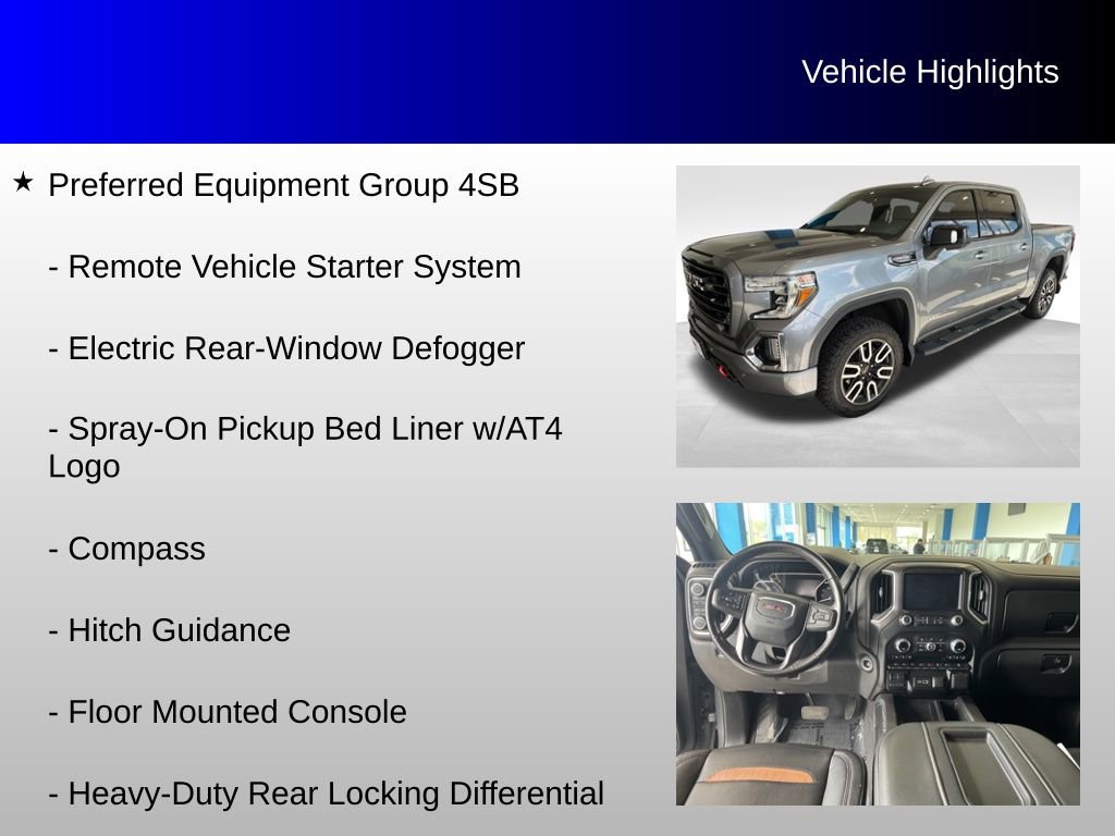 Used 2019 GMC Sierra 1500 AT4 w/ AT4 Premium Package AWD/4WD image 16