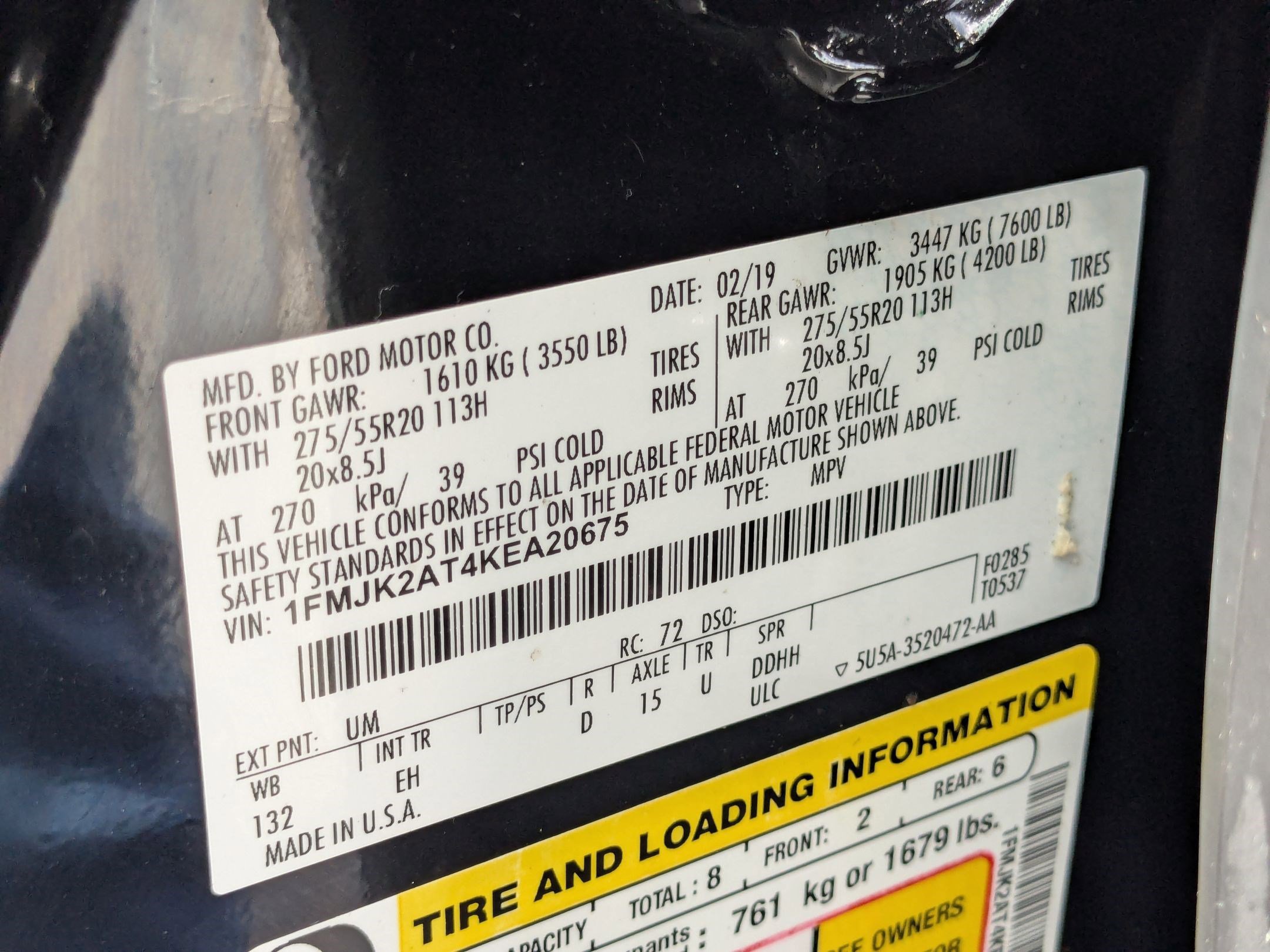 Used 2019 Ford Expedition Max Limited AWD/4WD image 36