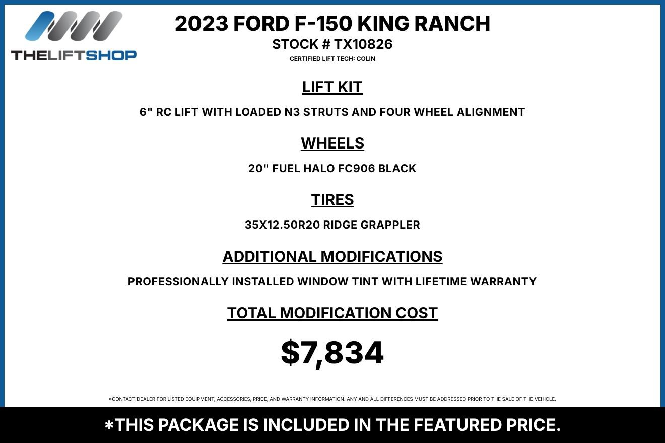 Used 2023 Ford F150 King Ranch w/ Equipment Group 601A High AWD/4WD image 2