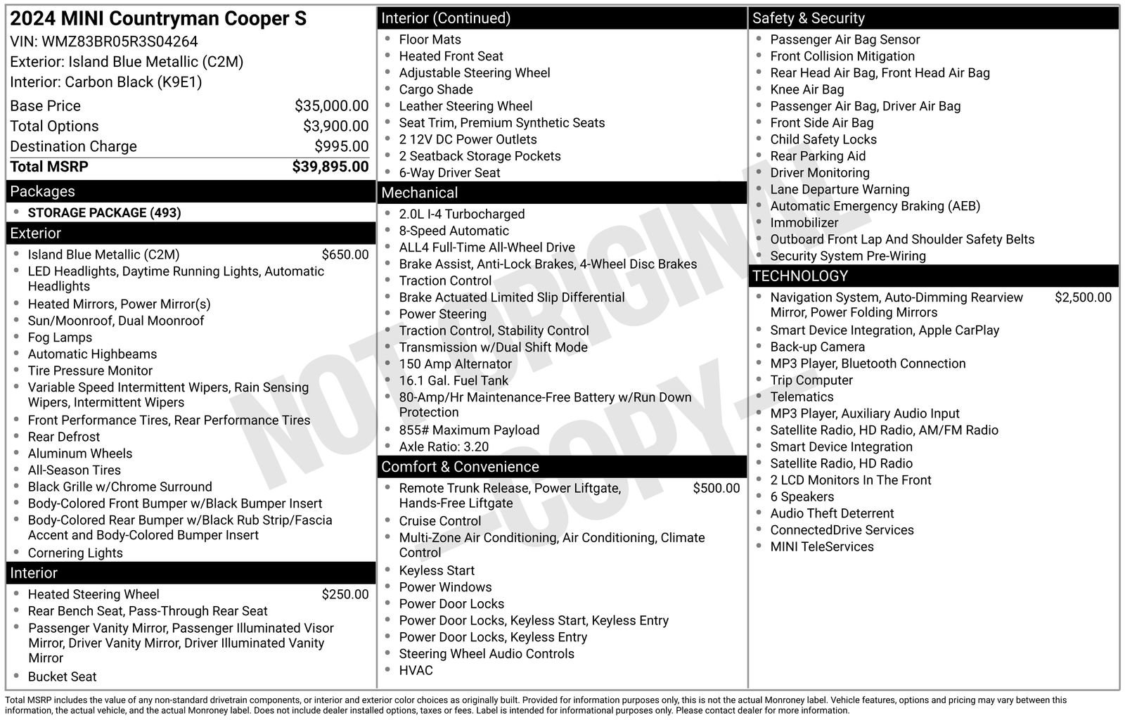 Used 2024 MINI Cooper Countryman S AWD/4WD image 39