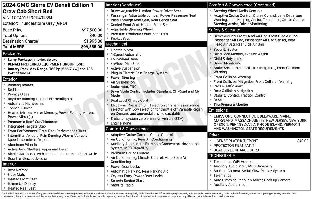 New 2024 GMC Sierra EV Denali image 6
