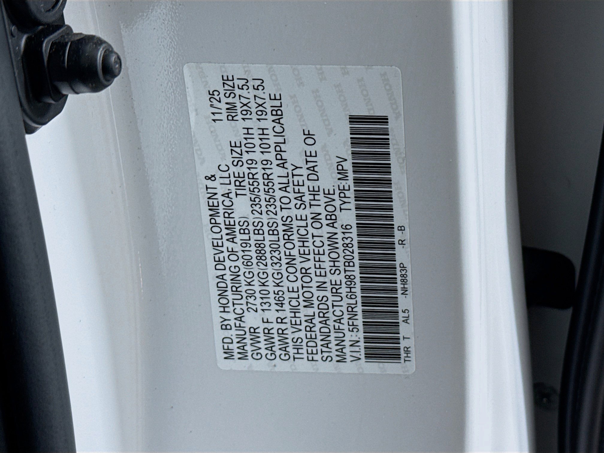 Certified 2026 Honda Odyssey Elite image 42
