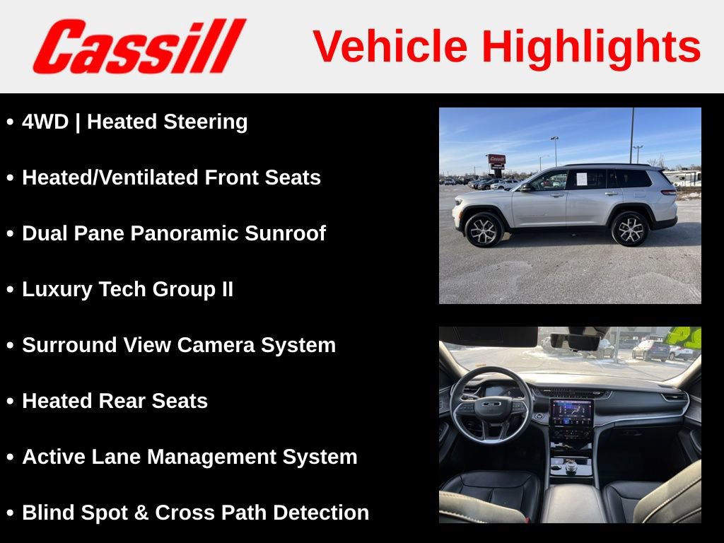 Used 2024 Jeep Grand Cherokee L Limited w/ Luxury Tech Group II image 7