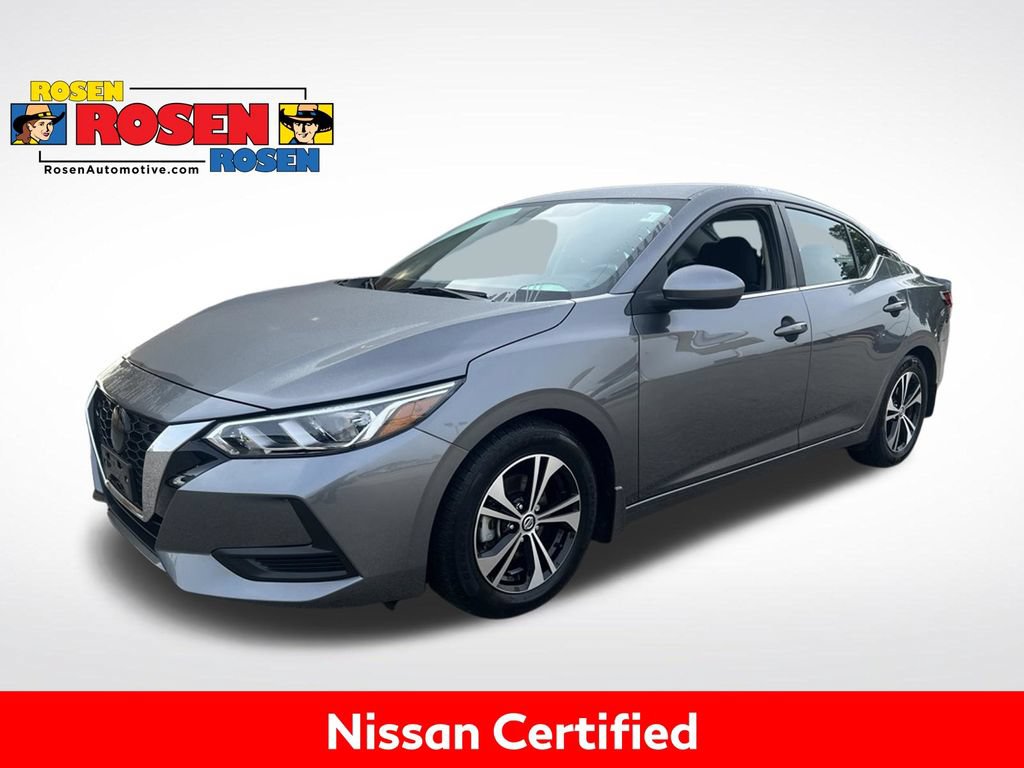 Certified 2022 Nissan Sentra SV FWD image 1