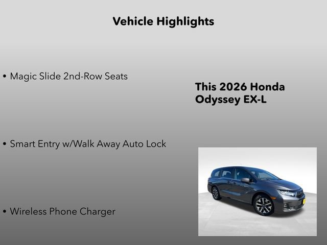 New 2026 Honda Odyssey EX-L image 20