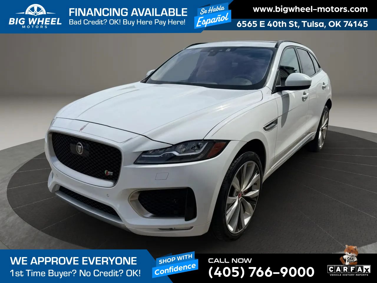 Used 2020 Jaguar F-PACE S