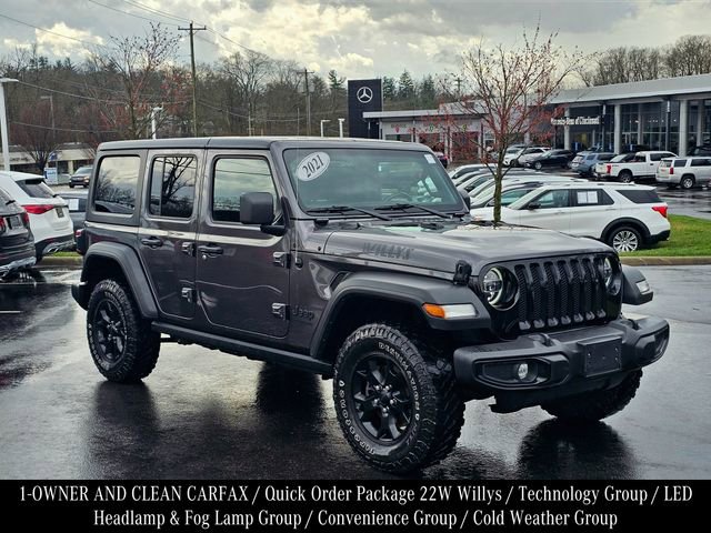 Used 2021 Jeep Wrangler Unlimited Sport image 1