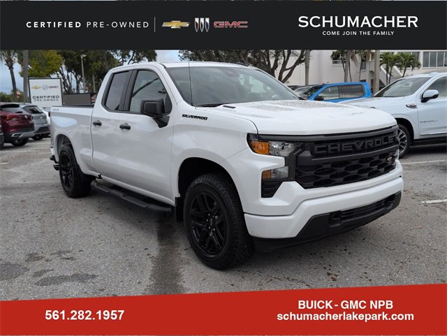 Certified 2025 Chevrolet Silverado 1500 Custom w/ Turbomax Blackout Package image 1