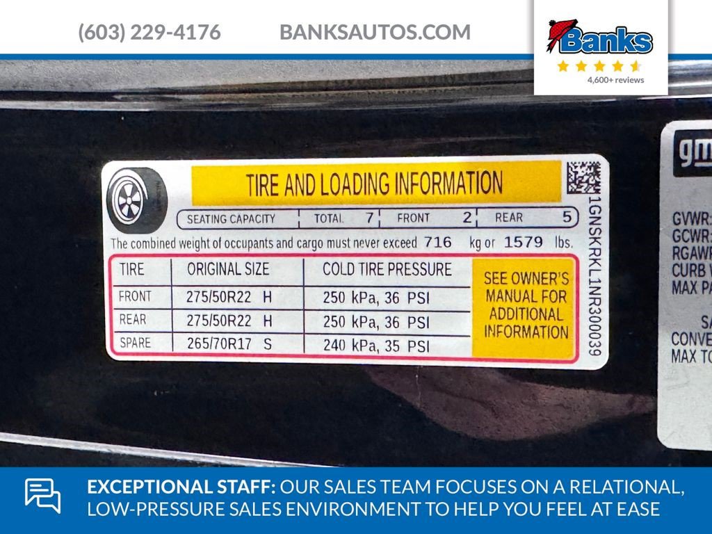 Certified 2022 Chevrolet Tahoe RST w/ Sport Performance Package AWD/4WD image 8