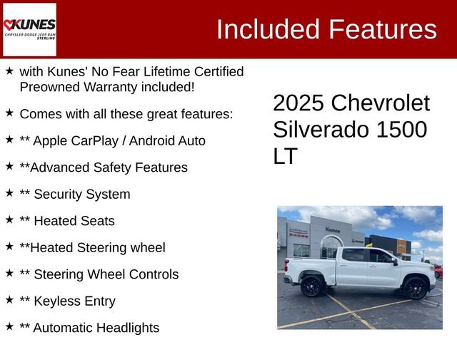 Used 2025 Chevrolet Silverado 1500 LT image 2