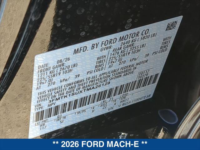 New 2026 Ford Mustang Mach-E Select AWD/4WD image 19