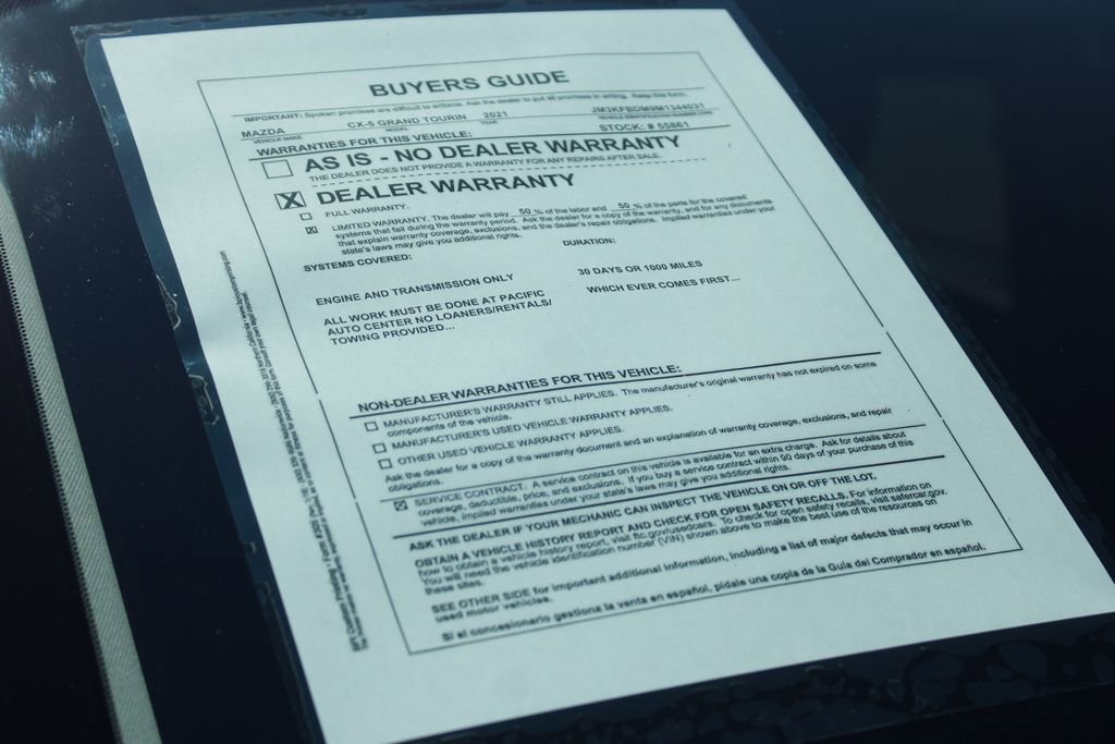 Used 2021 MAZDA CX-5 Grand Touring image 45