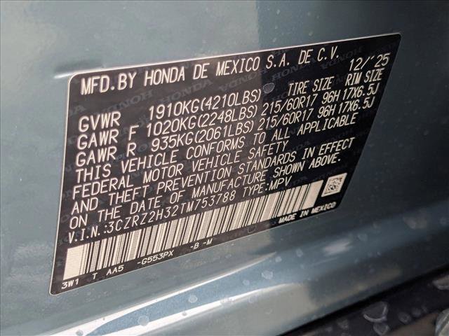 New 2026 Honda HR-V LX image 17