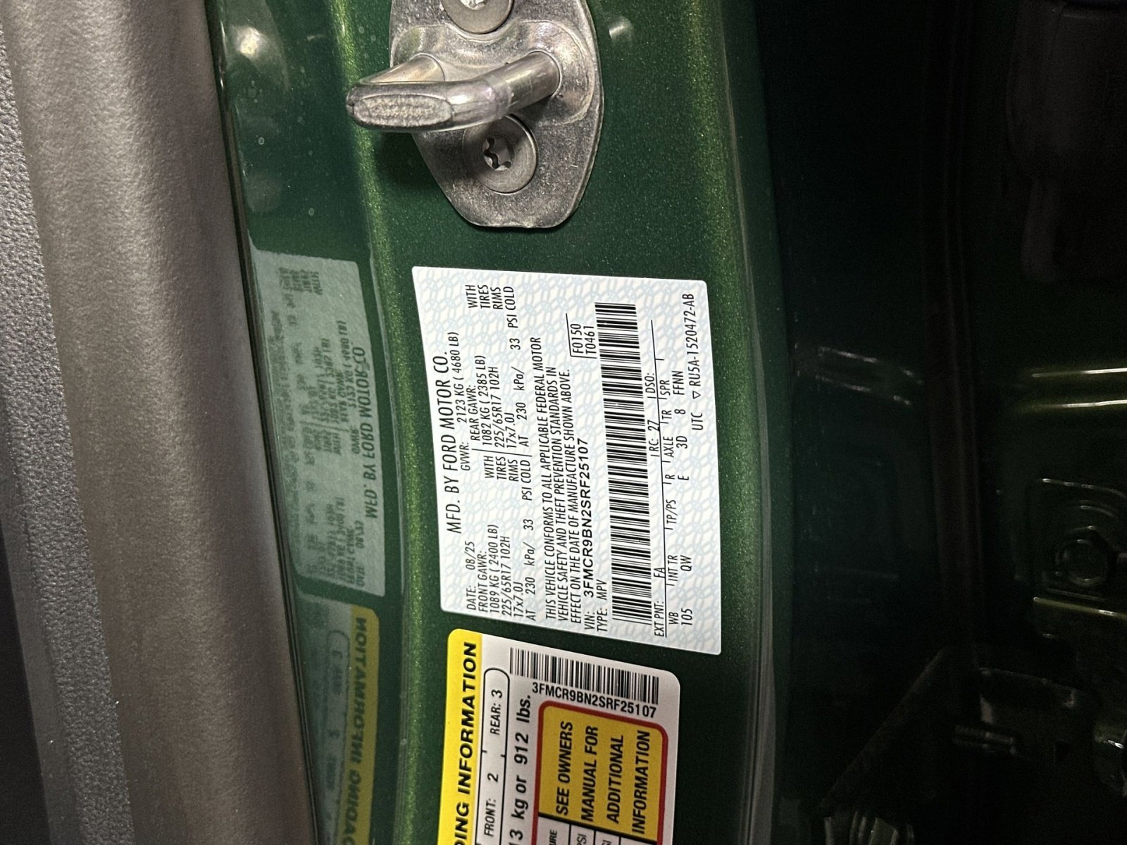 New 2025 Ford Bronco Sport Big Bend w/ Convenience Package image 42