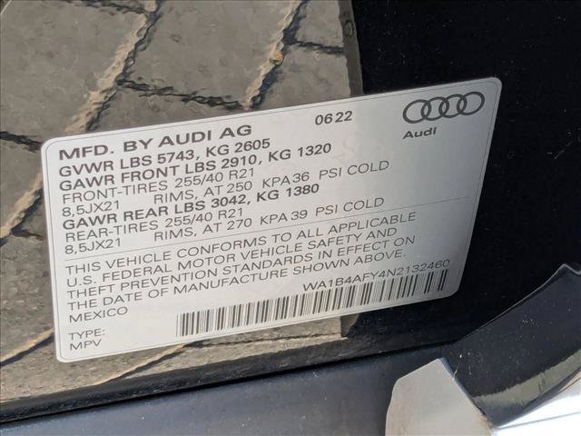 Used 2022 Audi SQ5 Premium Plus w/ Premium Plus Package AWD/4WD image 28