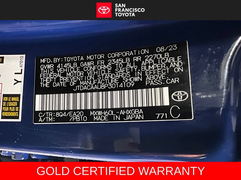 Certified 2023 Toyota Prius XLE FWD image 41