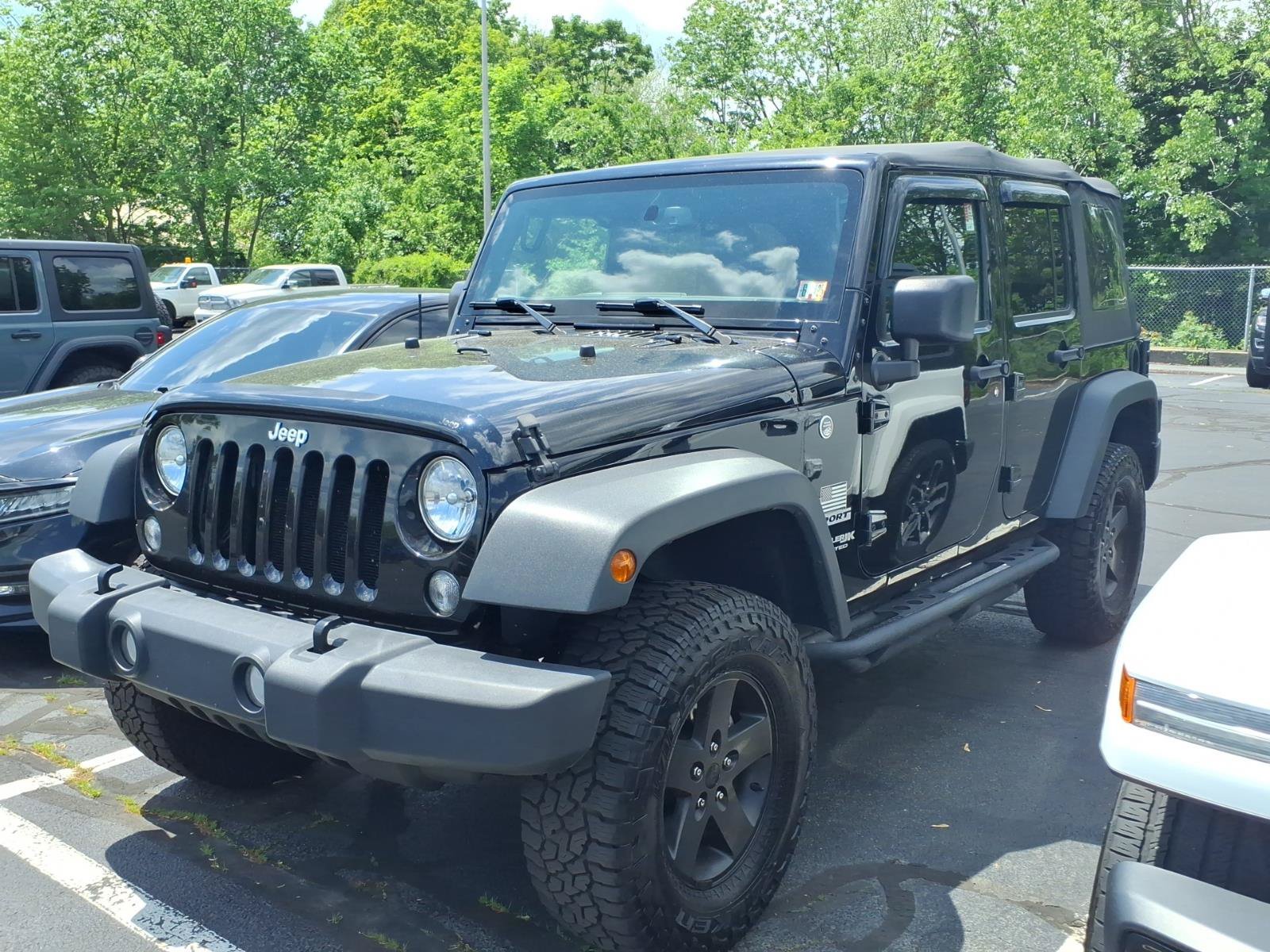 Certified 2018 Jeep Wrangler Unlimited Sport S AWD/4WD image 3