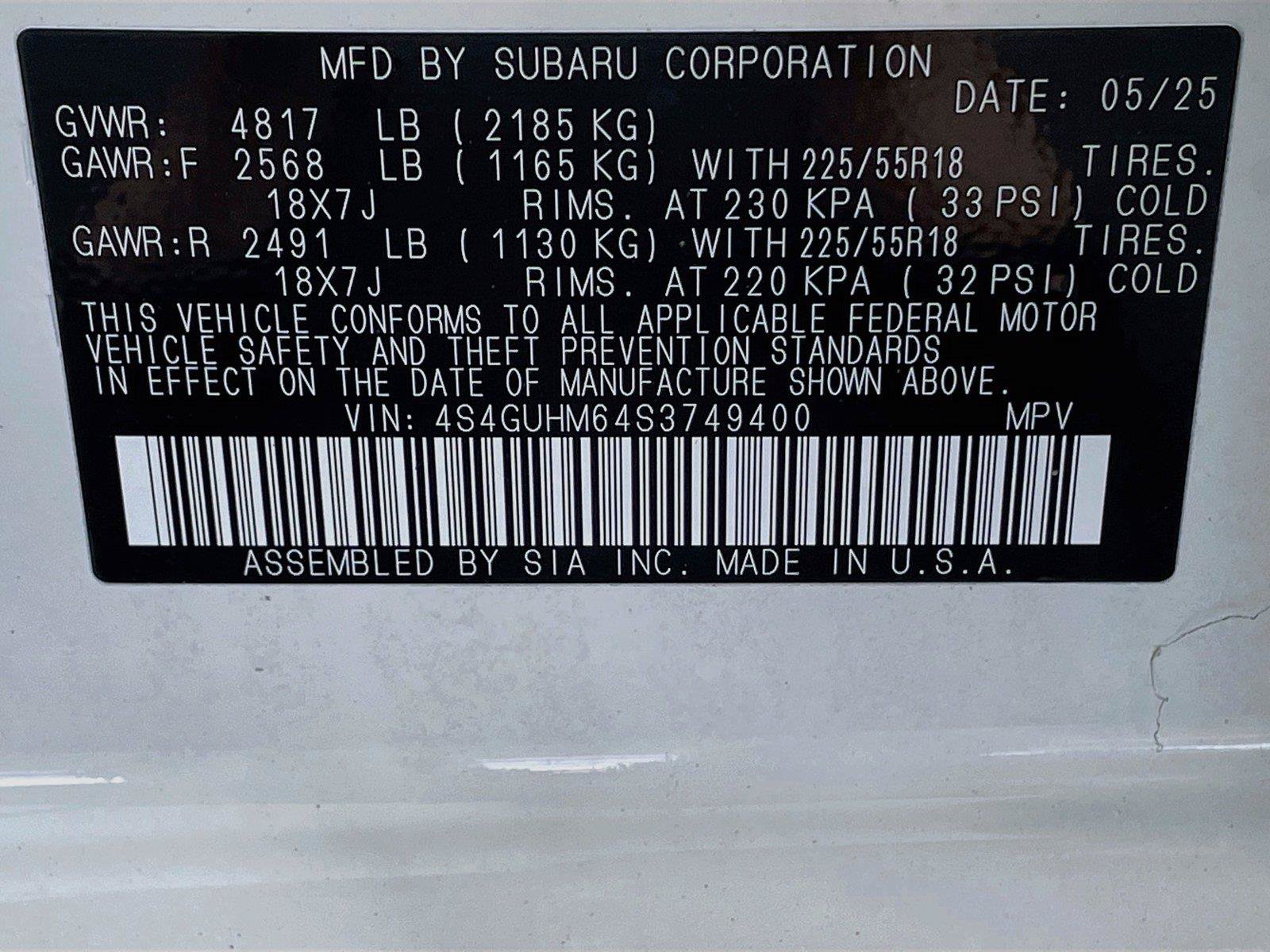 Certified 2025 Subaru Crosstrek 2.5i Limited w/ Popular Package #4A AWD/4WD image 35
