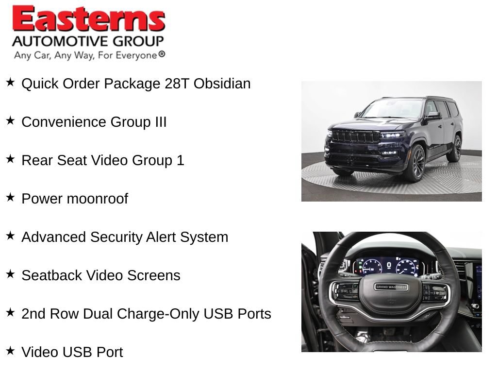 Used 2025 Jeep Grand Wagoneer Series II Obsidian w/ Quick Order Packagew 28T AWD/4WD image 11