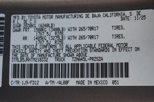 New 2026 Toyota Tacoma TRD Off-Road image 15