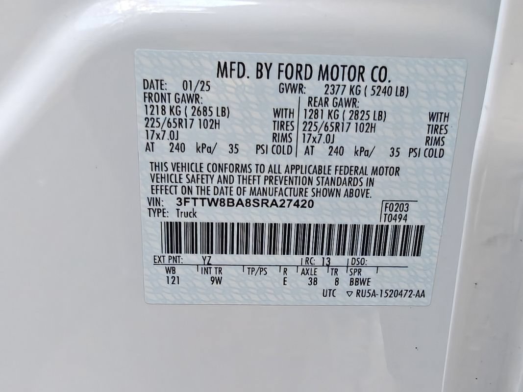 Used 2025 Ford Maverick XL w/ Equipment Group 102A AWD/4WD image 25