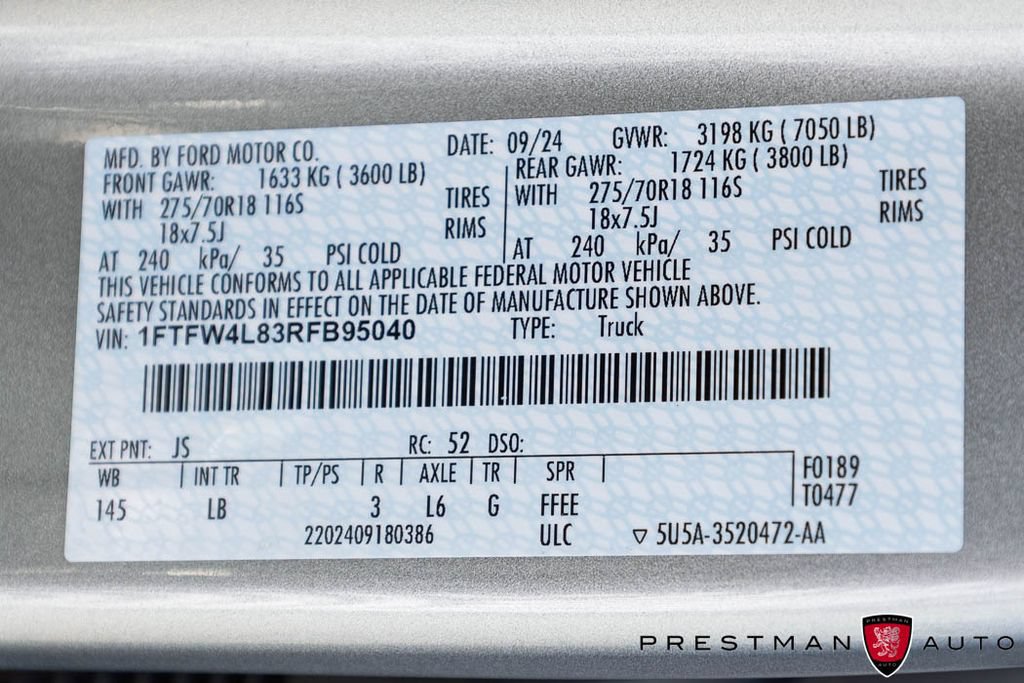 Used 2024 Ford F150 Tremor AWD/4WD image 49