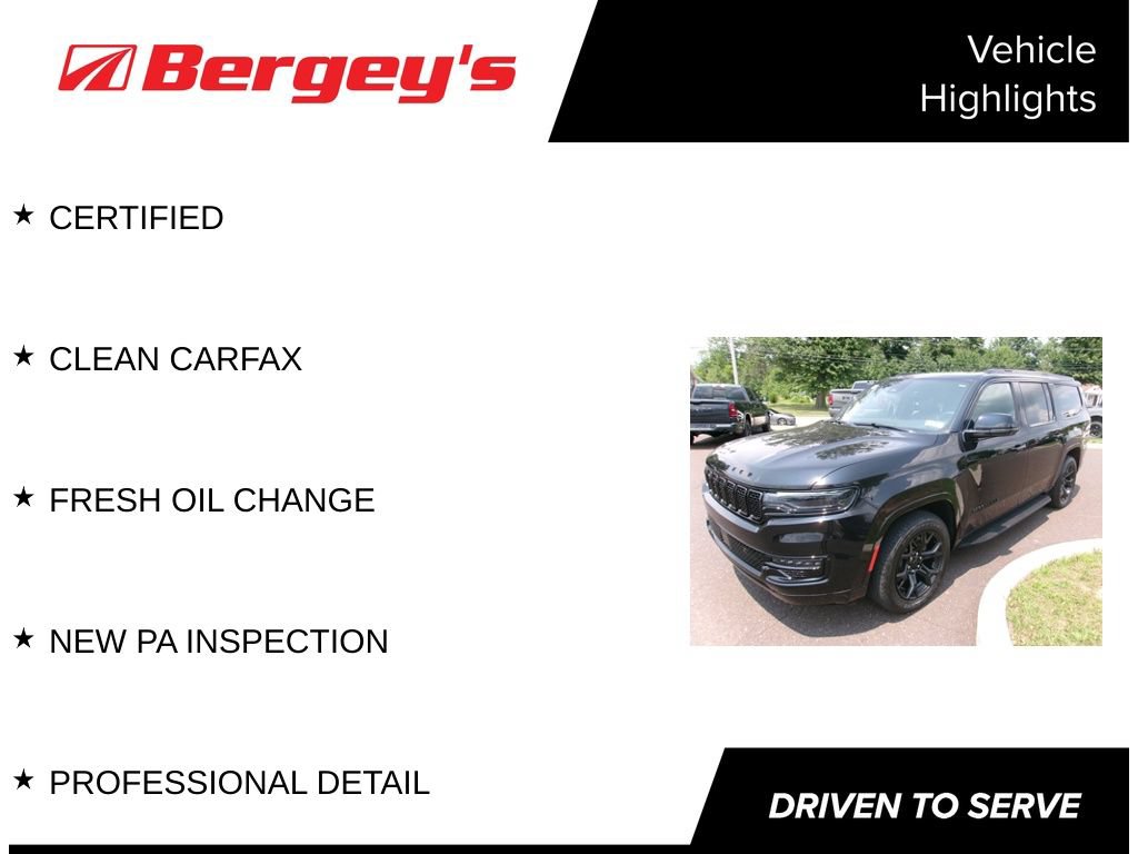 Certified 2024 Jeep Wagoneer L Series II AWD/4WD image 5
