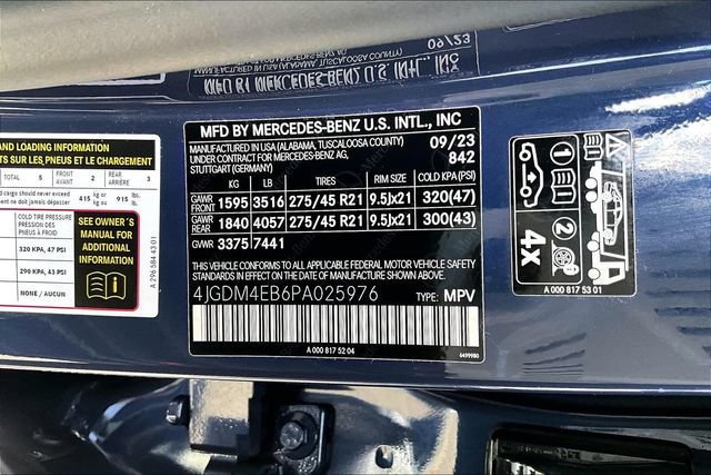 Certified 2023 Mercedes-Benz EQS 580 4MATIC SUV image 28