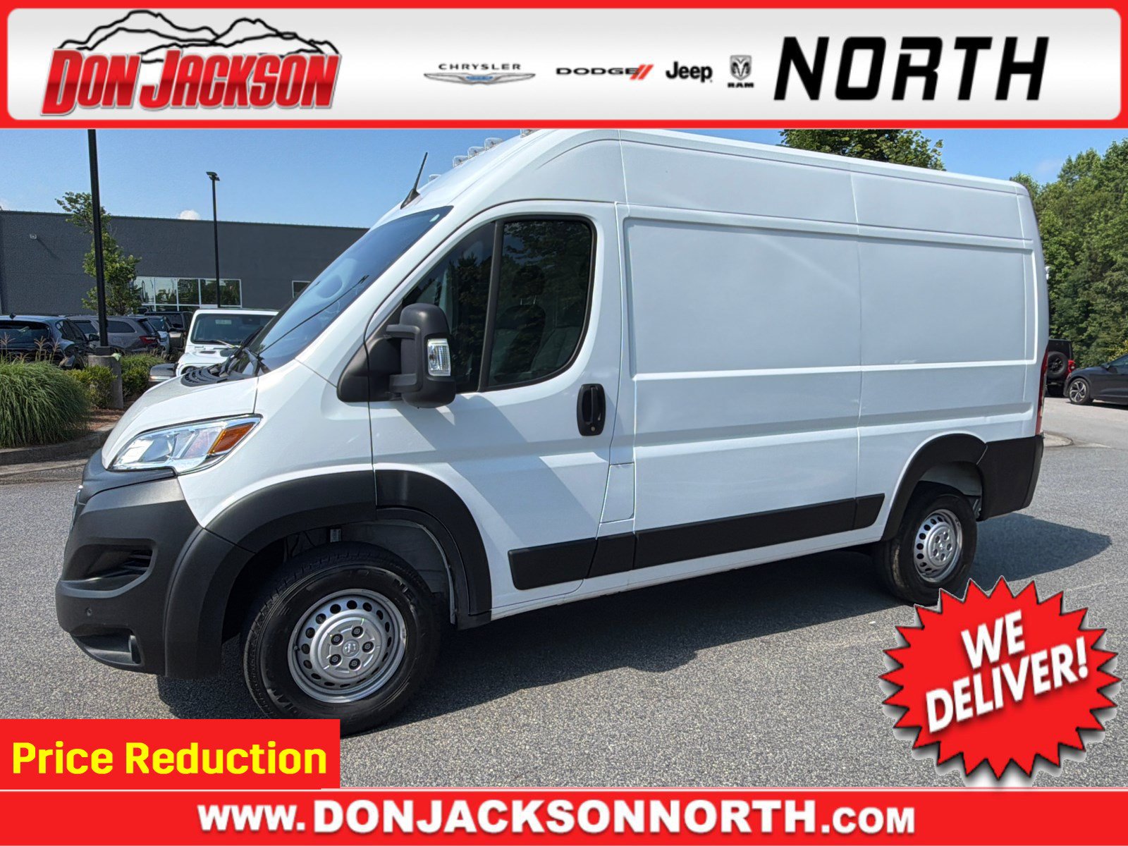 Used 2025 RAM ProMaster 2500 w/ Safety Group FWD image 1