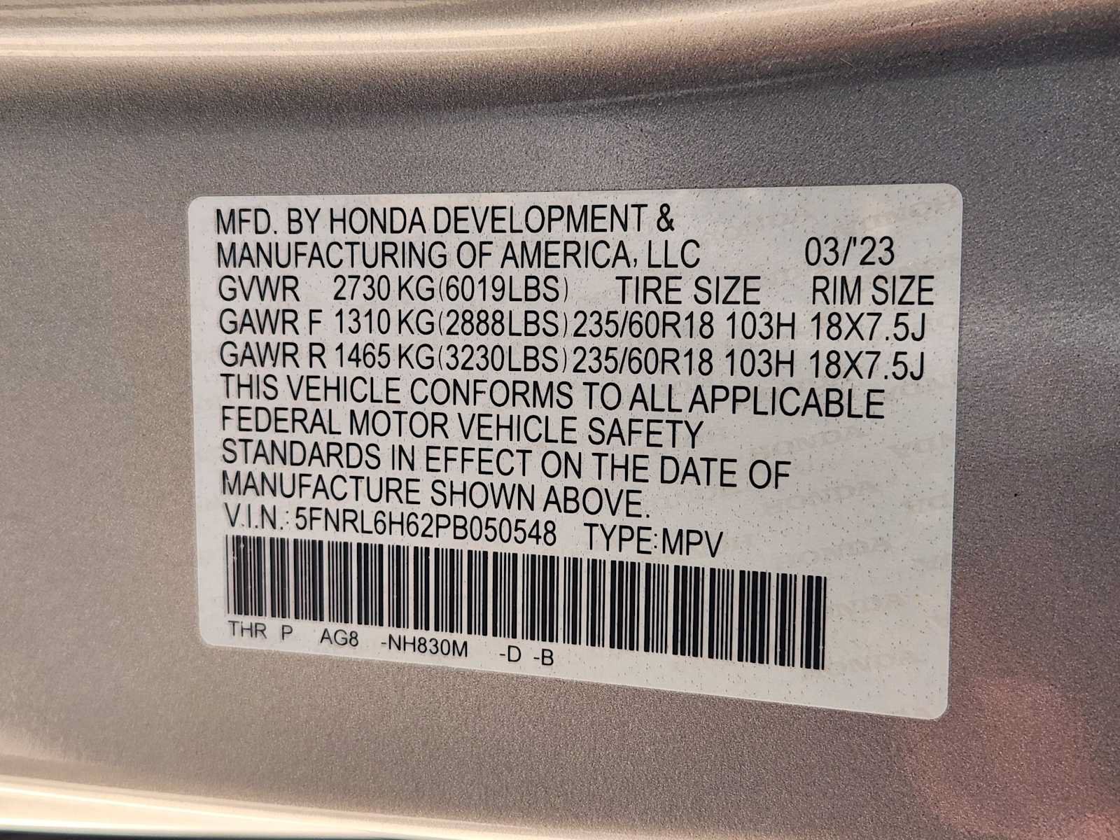 Used 2023 Honda Odyssey EX-L image 33