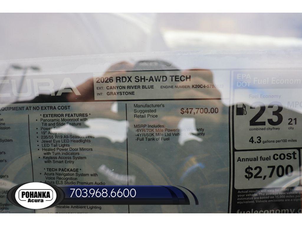 New 2026 Acura RDX w/ Technology Package AWD/4WD image 40