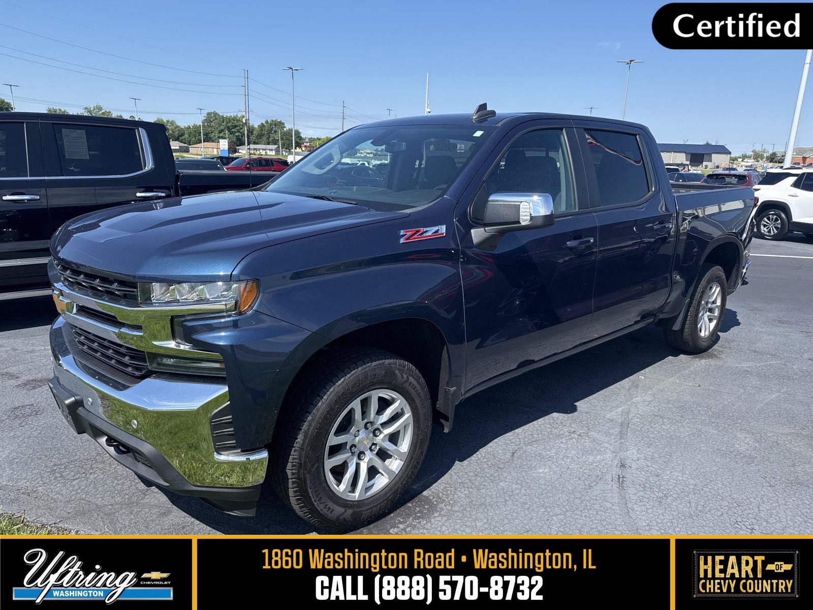Certified 2021 Chevrolet Silverado 1500 LT AWD/4WD image 1